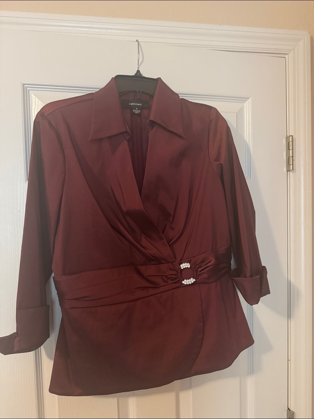 Cocktail/after 5 satin top